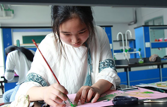 葉脈還能變書簽？衢州學院化學實驗室也有“詩情畫意”